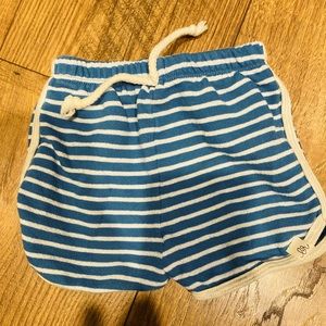 Lulu and Roo 12/18 ocean stripe midi shorts